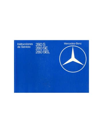 1980 MERCEDES BENZ S KLASSE INSTRUCTIEBOEKJE SPAANS, Auto diversen, Handleidingen en Instructieboekjes