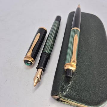 Pelikan - Fountain pen 400 with 14k gold nib & mechanical, Nieuw