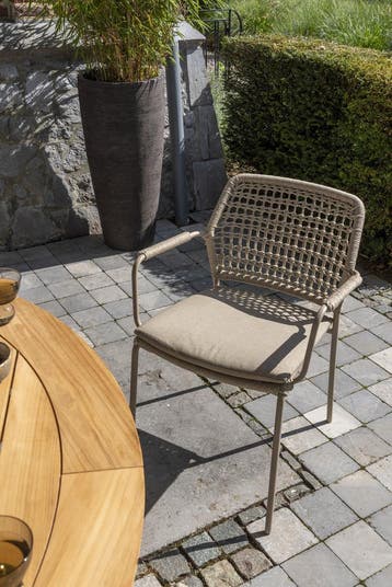 Barista dining tuinstoel stapelbaar latte Taste 4SO set van, Tuin en Terras, Tuinstoelen, Ophalen of Verzenden, Nieuw
