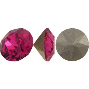 2 x Puntsteen Preciosa voor puntsteen SS29 c.a. 6mm  fuchsia, Ophalen of Verzenden, Nieuw, Overige typen