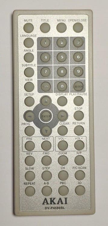 Afstandsbediening Akai dv-p4580sl, Ophalen of Verzenden, Nieuw, Origineel