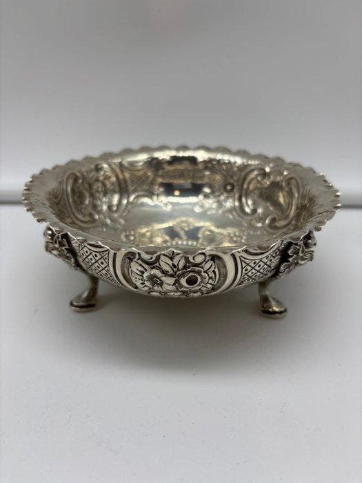 Suikergoed schotel - .925 zilver - Antiek Engelse Zilver, Antiek en Kunst, Antiek | Goud en Zilver