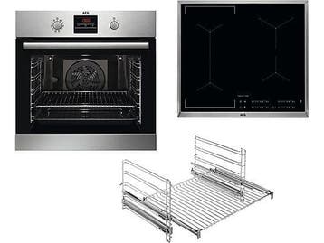 Inbouw oven Set AEG BPS33102ZM+IKE64441XB+TR2LV, Verzenden, Nieuw