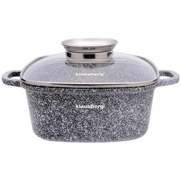 Klausberg 7528 braadpan of kookpan 20 cm 2,8 L met marmeren, Ophalen of Verzenden, Nieuw
