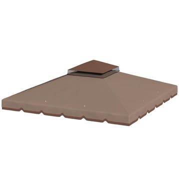 Vervangend Dak Voor Paviljoen 3x3m Waterafstotend Paviljoend, Tuin en Terras, Verzenden