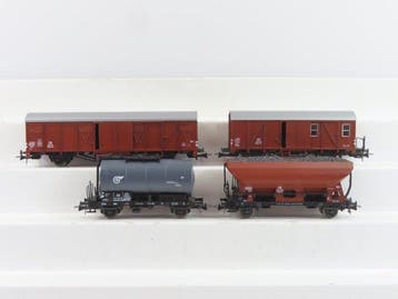 Roco H0 - 44054 - Modeltrein goederenwagonset (1) - 4-delige, Nieuw