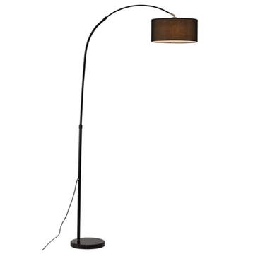 Nieuw Verstelbare Booglamp met 3 kleur LED – Vloerlamp Zwart, Verzenden, Nieuw, 100 tot 150 cm