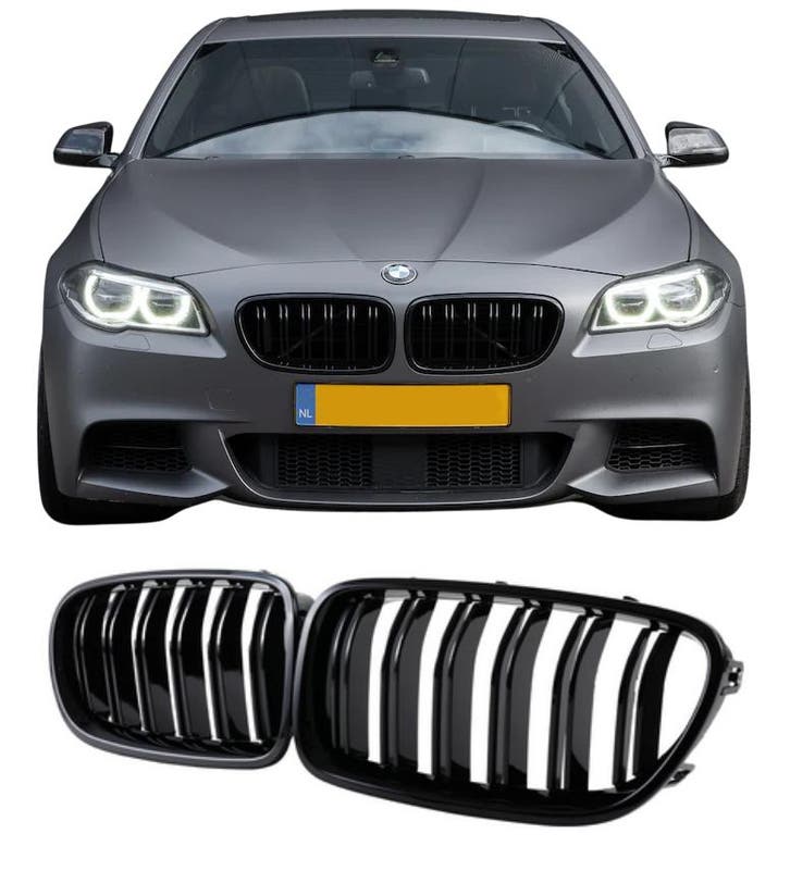 Nieren M5 Look | BMW 5-serie F10 / F11 2010-2017 (ook LCI) |, Auto-onderdelen, Carrosserie en Plaatwerk, Nieuw, BMW, Verzenden