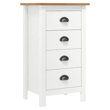 Sidetable Hill | Massief Hout | Laatste Stuk!, Minder dan 50 cm, Gebruikt, Ophalen of Verzenden, Grenenhout