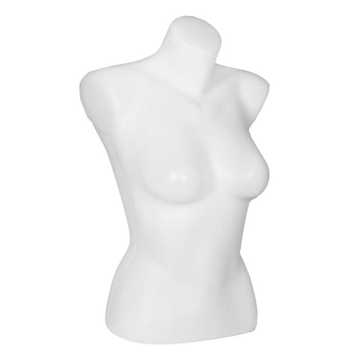 Plastic collection torso 1/2 model dame wit TR1110-01, Zakelijke goederen, Kantoor en Winkelinrichting | Winkel en Inventaris
