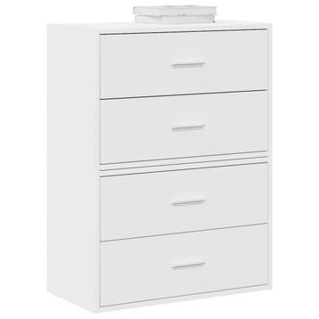 vidaXL Kasten met 2 lades 2 st 60x31x40 cm bewerkt hout wit, Kinderen en Baby's, Verzenden, Nieuw