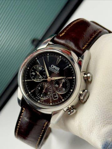 Oris - Artelier Automatic Chronograph -Date - 7547A - Heren, Nieuw