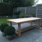 Op voorraad Douglashout tuintafel 220x97x76cm nu maar €450,-, Nieuw, Rechthoekig, Hout