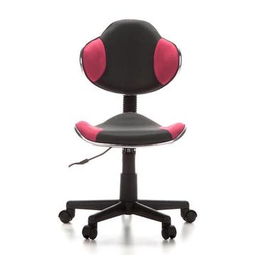 Bureaustoel | Kinderen | Stof | Grijs/ Roze | Ergonomisch, Verzenden, Nieuw