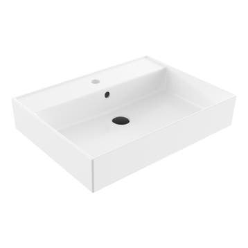 Sani Royal Wastafel Edge Keramiek Wit Glans, Doe-het-zelf en Verbouw, Nieuw