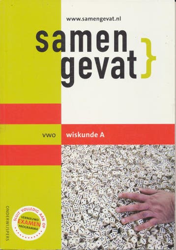 Samengevat Wiskunde A VWO (ISBN 9789006073829), Boeken, Verzenden, Nieuw