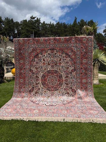 XXL NIEUW Qom Zijde Ghoum - Tapijt - 325 cm - 255 cm, Huis en Inrichting, Stoffering | Tapijten en Kleden, Nieuw