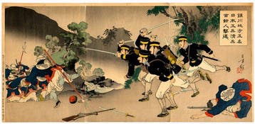 Five Japanese Military Engineers Defeat Over 100 Chinese -