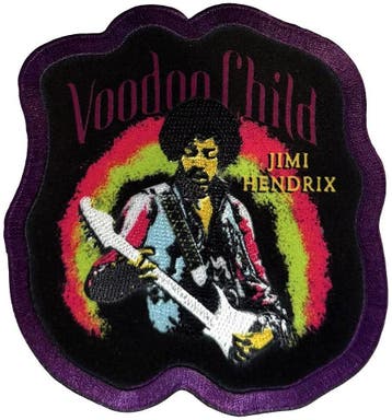 Jimi Hendrix - Voodoo Child - patch officiële merchandise, Ophalen of Verzenden, Nieuw, Kleding