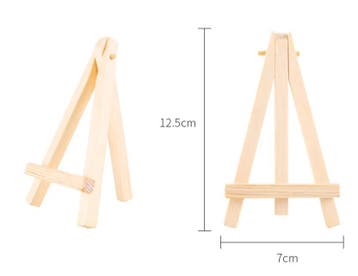 Mini Houten Tafelezel voor Kaarten, Foto’s en Decoratie, Verzenden, Nieuw