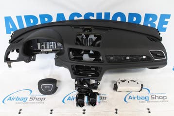 Airbag set - Dashboard zwart 4 spaak Audi Q3 U8 (2011-2018), Auto-onderdelen, Gebruikt, Audi