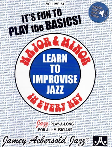 Jamey Aebersold Volume 24: Major & Minor in every Key, Ophalen of Verzenden, Nieuw, Dwarsfluit of Piccolo