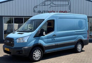 Ford Transit 2.0 TDCI 96KW 131PK L2H2 EURO 6 AIRCO/ CRUISE C, Gebruikt, Euro 6, Blauw, Dealer onderhouden