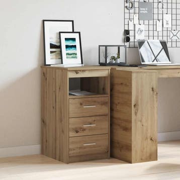 vidaXL Ladekast 40x50x76 cm bewerkt hout artisanaal, Huis en Inrichting, Kasten | Overige, Verzenden, Nieuw