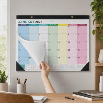 Grote Wandkalender 2027 met Dagplanning, Waterdichte Cover e, Diversen, Verzenden, Nieuw