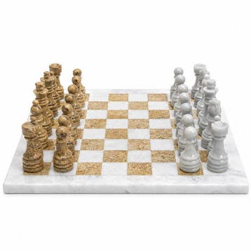 Bordspel - Handcrafted and Hand Polished - Marmer