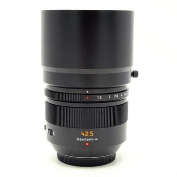 Panasonic 42.5mm F1.2 Power OIS Leica DG Nocticron Asph, Zonnekap, Micro Four Thirds, Nieuw, Panasonic