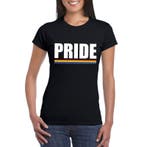 Gay Pride lesbo shirt zwart Pride dames - Regenboog thema, Ophalen of Verzenden, Nieuw