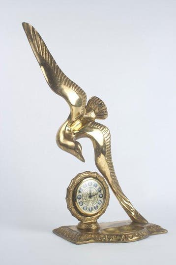 Klok - Europa - Art Deco Messing, Metaal - 1960-1970