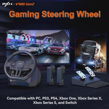 PXN V900 Gen2 Racing Wheel met Hall Pedalen - PC, Xbox, PS4,, Verzenden, Nieuw