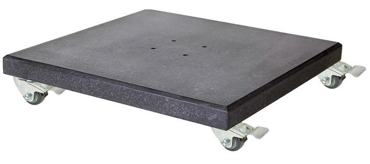 Platinum Modena 90 kg Graniet zwart gepolijst 6082 - Parasol, Tuin en Terras, Parasols