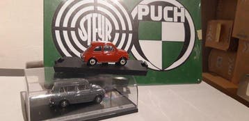 Brumm 1:43 - Modelauto (3) - STEYR PUCH-650TR rot BRUMM -, Nieuw