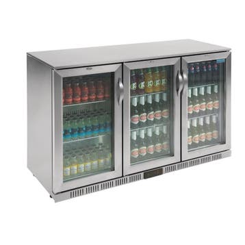 Polar G-serie 3-deurs barkoeling met klapdeuren RVS 330L, Verzenden, Nieuw in verpakking
