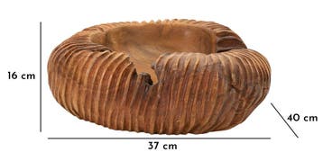 DIENBLAD GARIT TEAK CM 37X40X16, Huis en Inrichting, Ophalen of Verzenden, Nieuw