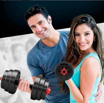 Verstelbare Dumbbell Set 2-in-1 Halterset Thuis Fitness, Verzenden, Nieuw