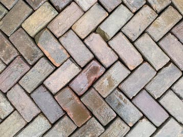 Oude gebakken keiformaten Tuindorp (op pallets), Ophalen of Verzenden, Gebruikt, Keramiek, Klinkers