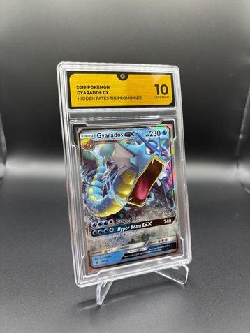 Pokémon - 1 Graded card - Gyarados GX #212 Hidden Fates Tin, Nieuw