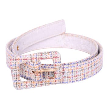 Tweed Riem Pastel met Stoffen Gesp, Kleding | Dames, Verzenden, Zo goed als nieuw