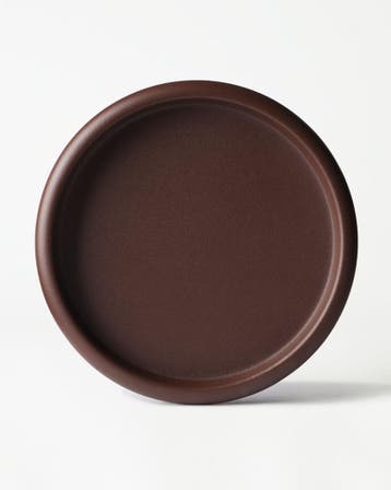 HEMA Kaarsplateau 26x2.5cm Bink metaal bruin 2+1 gratis, Verzenden, Nieuw, Bruin