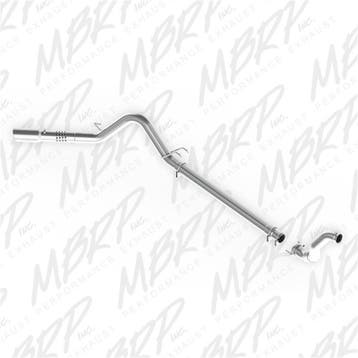MBRP 08-10 Ford 6.4L F250/350/450 4 inch Filter Back Single, Ophalen of Verzenden, Nieuw