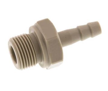 G 3/8 Buitendraad x 6mm Polypropylene (PP) Slangpilaar 10, Verzenden, Nieuw
