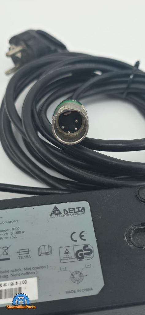 Sparta / Batavus / Koga | Acculader 24V | 4-Pins, Fietsen en Brommers, Fietsonderdelen, Ophalen of Verzenden