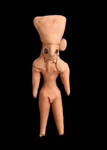 Indus Vallei Terracotta Chalcolithische godheid beeldje