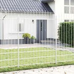 vidaXL Tuinhek Woerden Wit 170 x 225 cm Gepoedercoat staal, Verzenden, Nieuw, IJzer