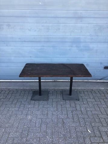 Gebruikte Horecatafel - T1508 Vintage/Café, Huis en Inrichting, Tafels | Eettafels, Ophalen, Nieuw