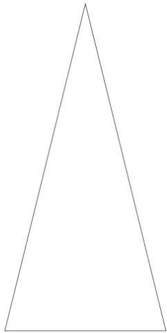 Kerstboom Styropor Piepschuim Isimo 50x25 cm, Ophalen of Verzenden, Nieuw